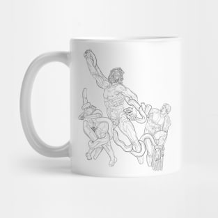 Laocoon and his Sons Uncolored Mug